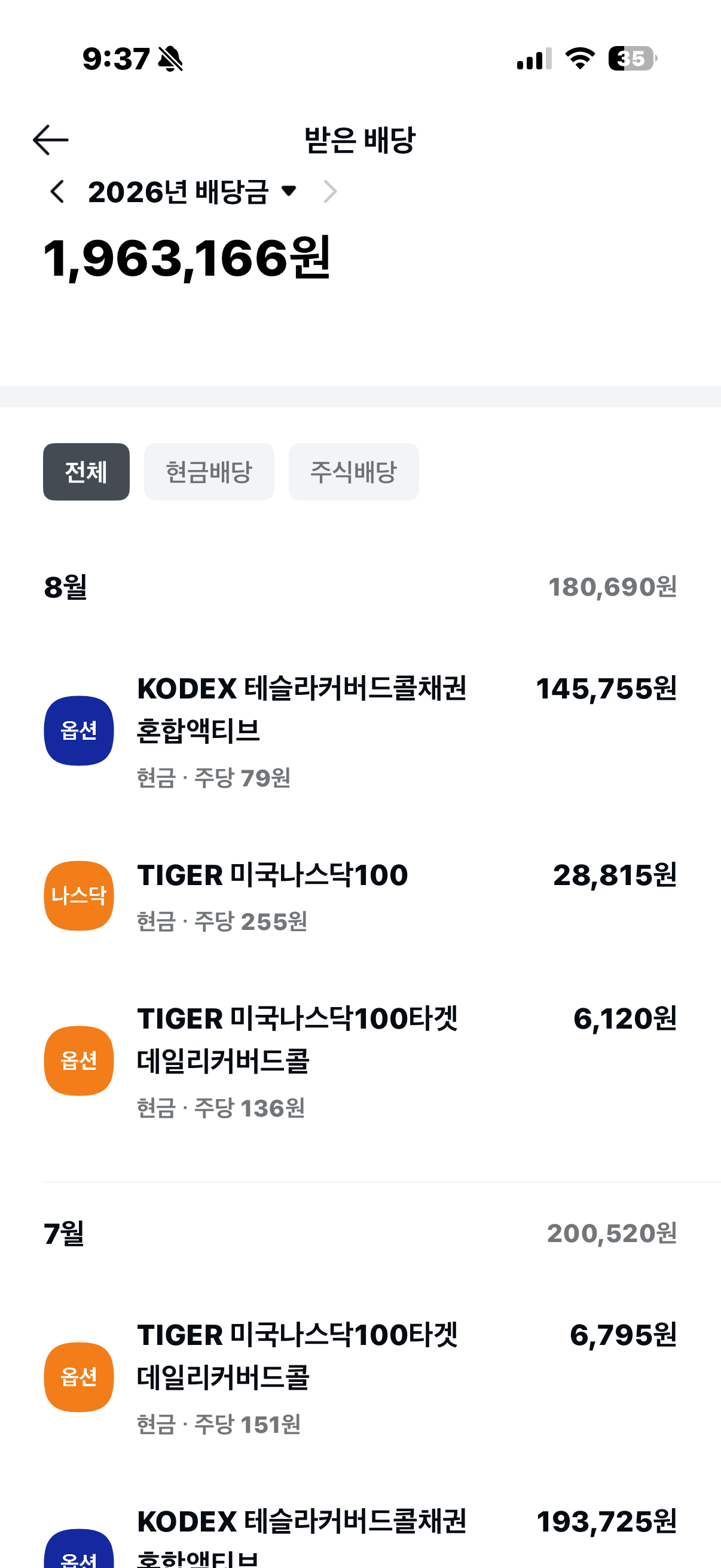 연금저축계좌에서 받은 2026년 ETF 분배금